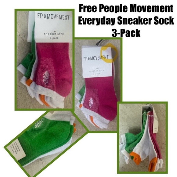 FP Movement by Free People Accessories - Free People Movement Everyday Sneaker Sock 
3-Pack